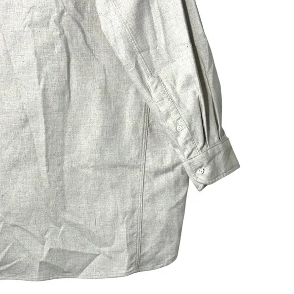 NWT Frank & Eileen Oversized McLoghlin Shirt Jacket Shacket in Natural size S - Picture 15 of 16